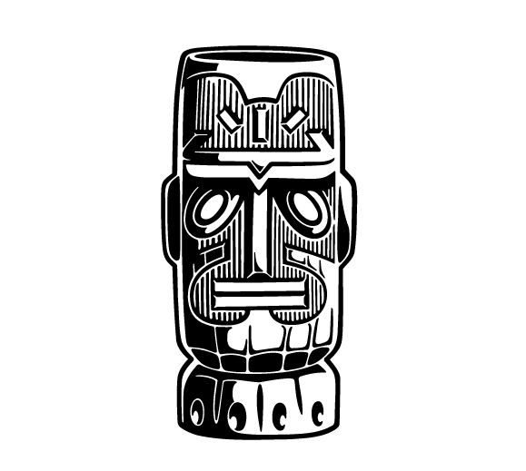 579x519 Tiki Art Free Vector Graphics Clipart Panda