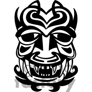 300x300 Tiki Mask Clipart