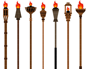 340x270 Tiki Clipart Etsy