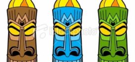 272x125 Hawaiian Tiki Clipart
