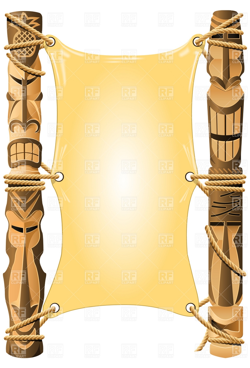 814x1200 Free Tiki Bar Clipart