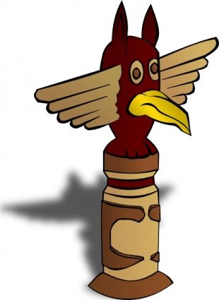 310x425 Tiki Pole Clip Art
