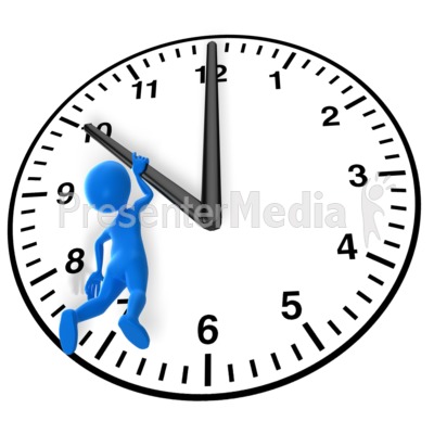 400x400 Time Is Up Clipart