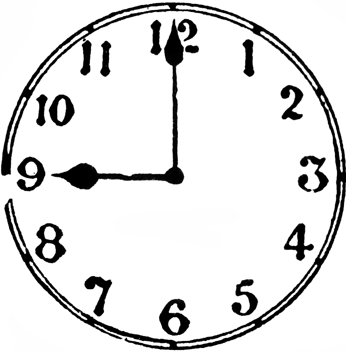 689x700 Clipart Clock Regarding Time