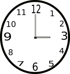 282x300 Clock Clip Art