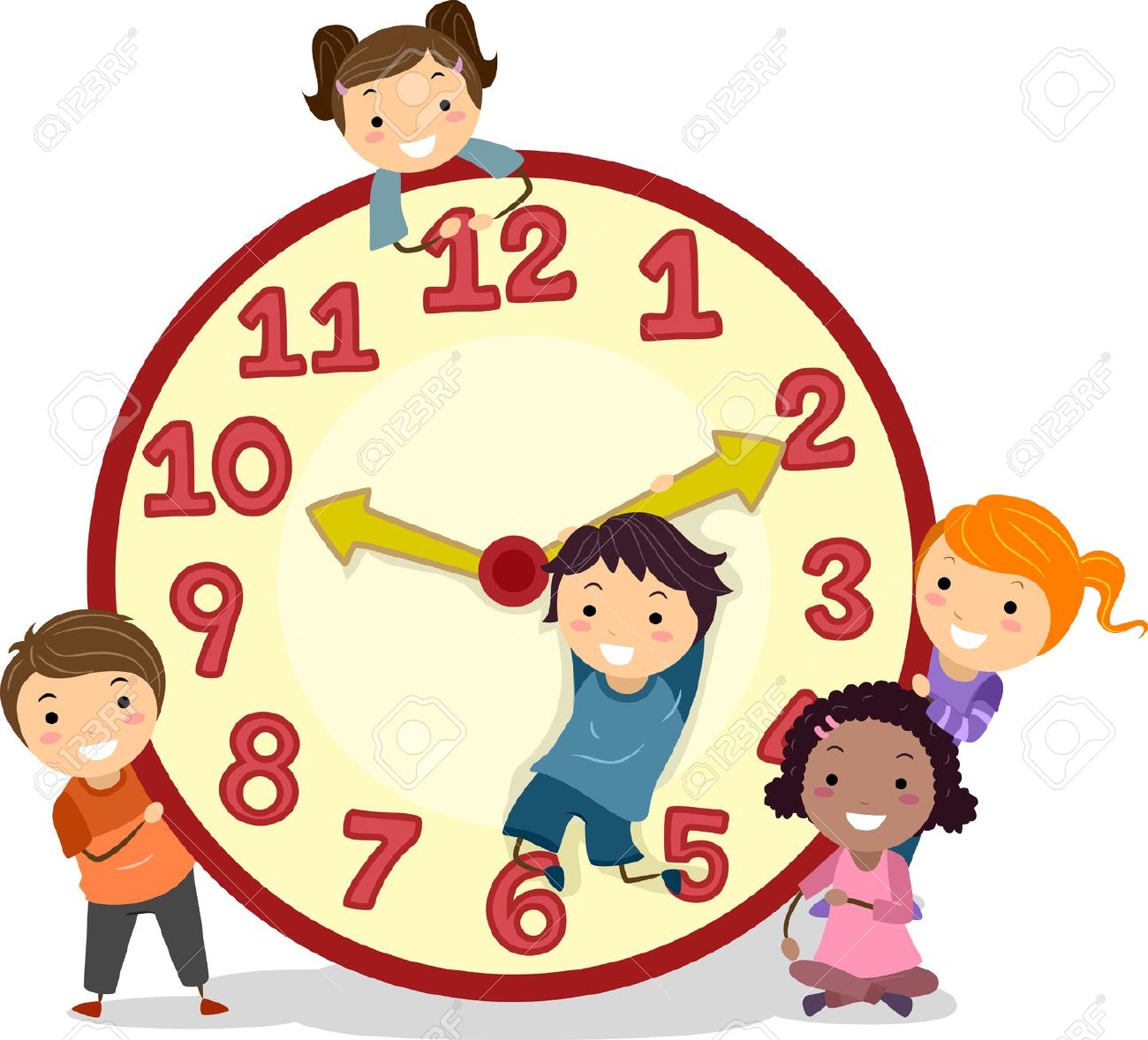 1300x1178 Clock Clipart School
