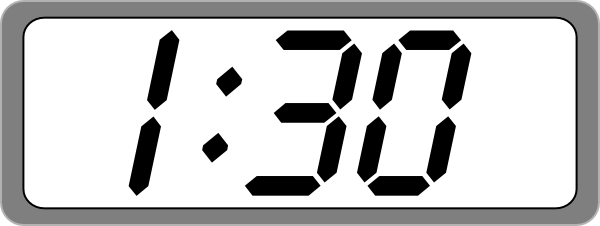 600x226 Digital Clipart Time Clock