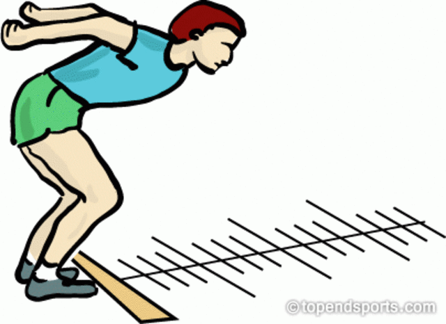 640x466 Long Jump Clipart