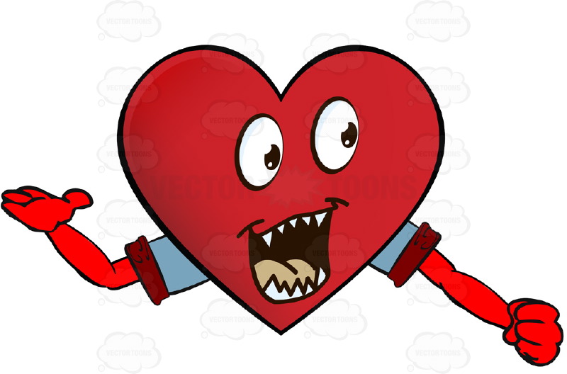 800x528 Scary Clipart Heart