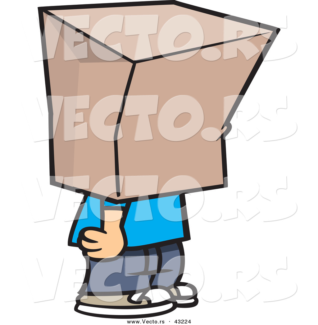 1024x1044 Shame Clipart Vector Of A Cartoon Boy Standing With A Bag Over His
