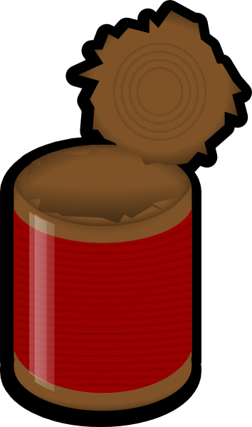 354x599 Rusty Tin Can Clip Art