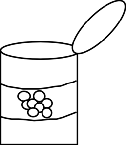258x297 Tin Can Clip Art
