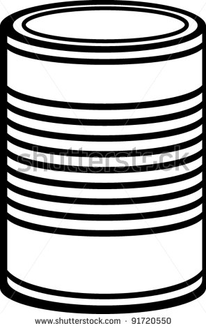 296x470 Tin Can Clipart