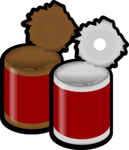 255x298 Tin Metal Can Clip Art