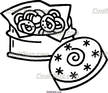 375x321 Cookies In A Cookie Tin Vector Clip Art