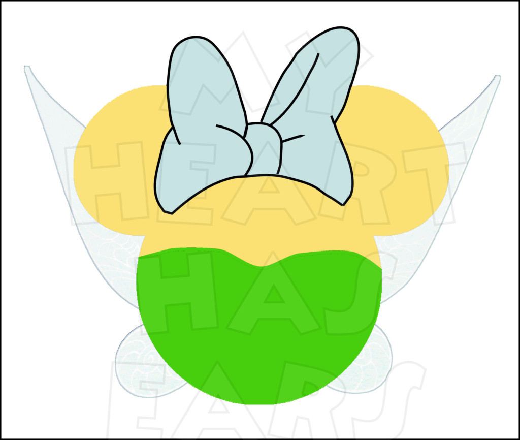 1024x866 Minnie Mouse Dressed As Tinker Bell Instant Download Digital Clip