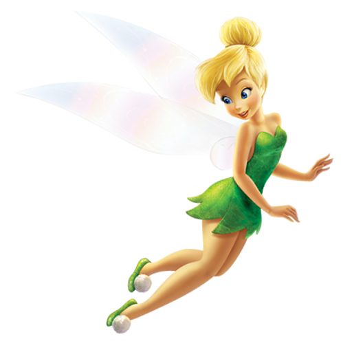 512x512 Flying Fairy Tinkerbell Clipart