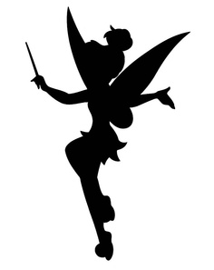 236x297 Shadow Clipart Tinkerbell