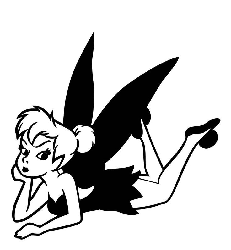 736x795 Tinkerbelle Disney Silhouette