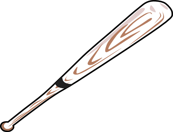600x459 Small Clipart Baseball Bat