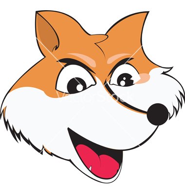 380x400 Awesome Fox Face Cartoon 118 Fox Cliparts Tiny Clipart