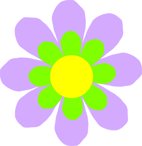582x599 Clipart Flower Lilac Flower Clip Art