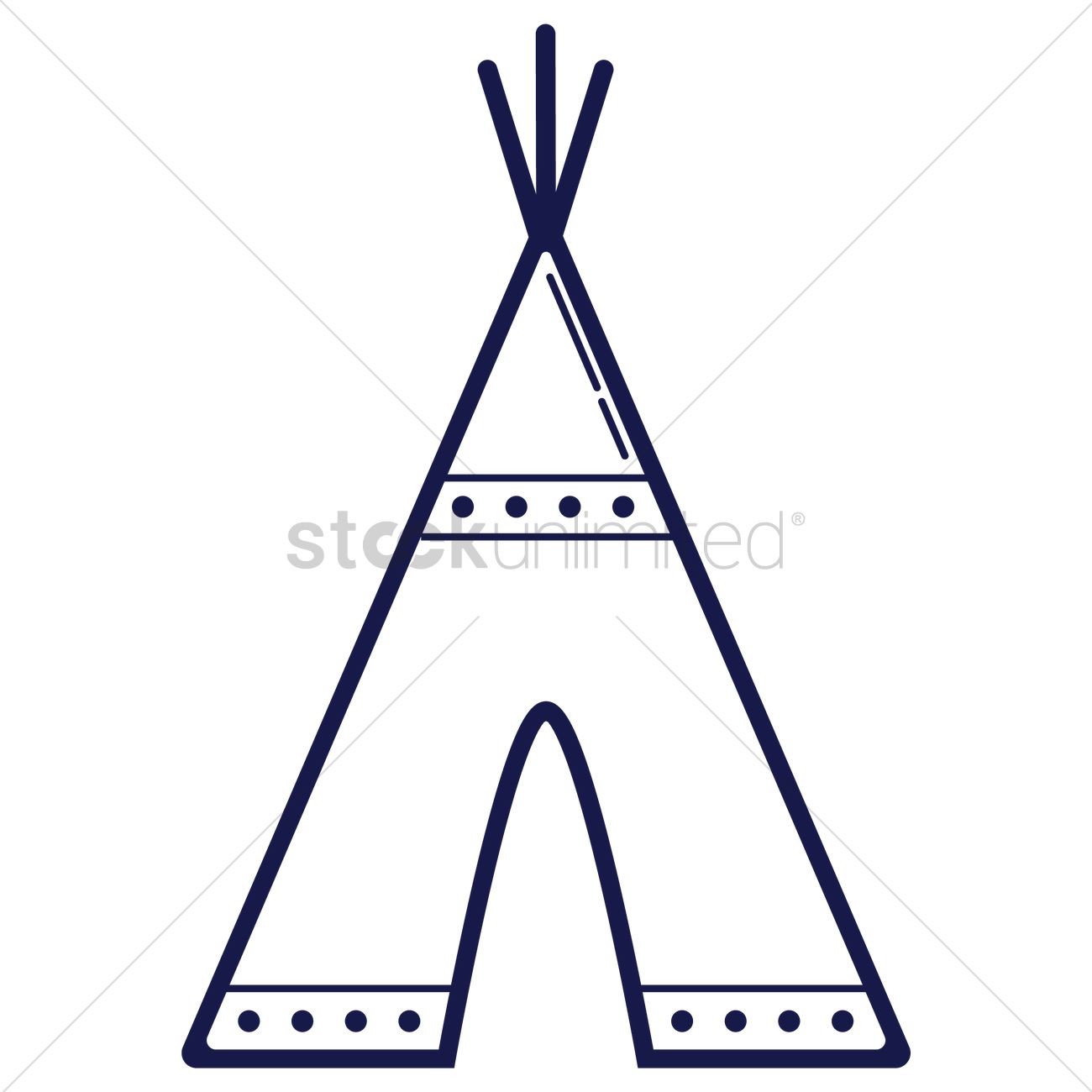 1300x1300 Hut Clipart Teepee