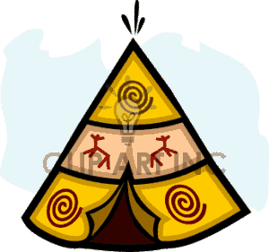 300x281 Native American Tipi Clipart Cliparthut