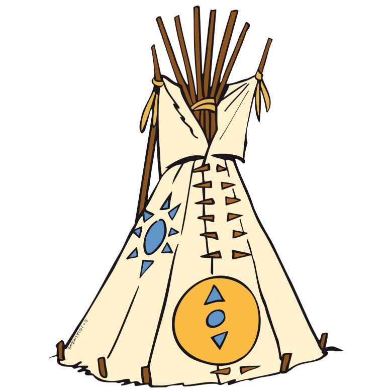 780x780 Yakari's Tipi Wall Sticker