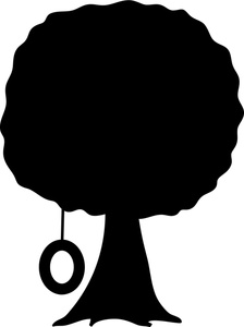 224x300 Tire Swing Clipart Black And White