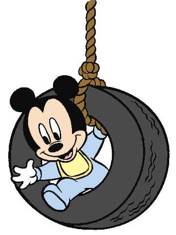 362x484 Baby Mickey On Tire Swing 2nd Birthday Baby Mickey