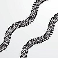 200x200 Tire Tracks Vector Stock Vectors