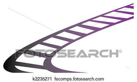 450x271 Clipart Of Train Track K2235271