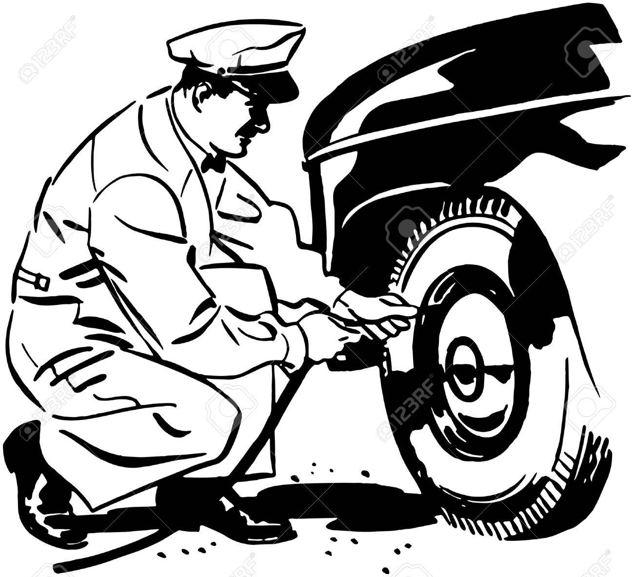 1300x1183 Tires Under Pressure Royalty Free Cliparts, Vectors, And Stock