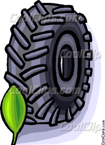 218x300 Tractor Tire Vector Clip Art
