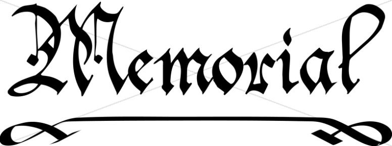776x290 Church Memorial Clipart, Memorial Service Clip Art