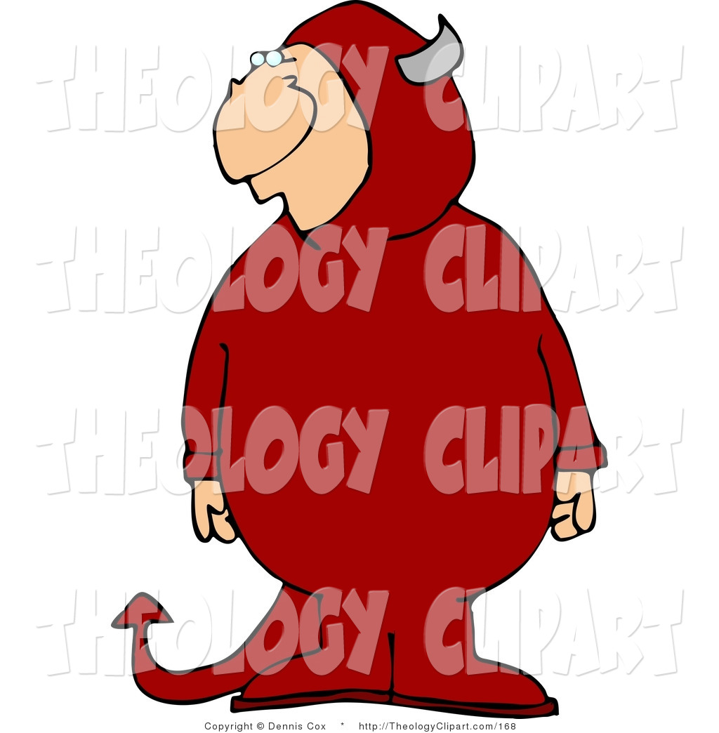 1024x1044 Red Devil Man Clipart