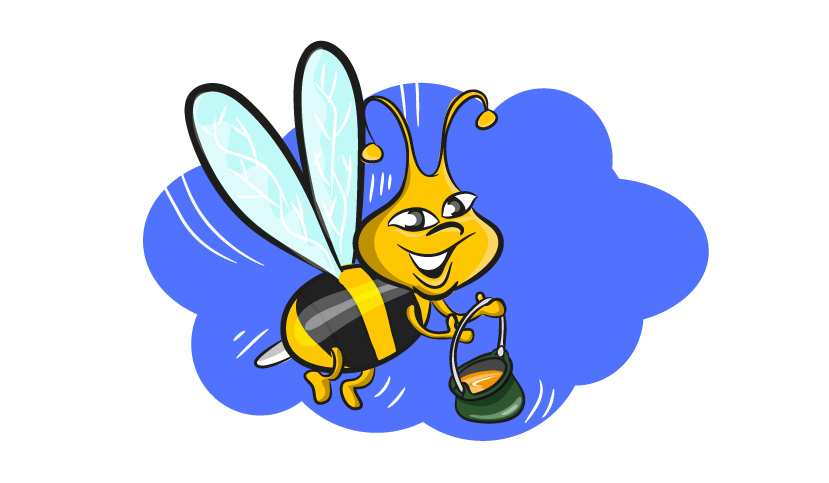 829x483 Flying Bee Free Vector 123freevectors