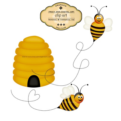 500x500 Graphics For Honey Bee Hive Free Graphics