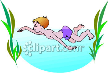 350x237 Summer Clipart Picture Of A A Boy Swimming In The Ocean