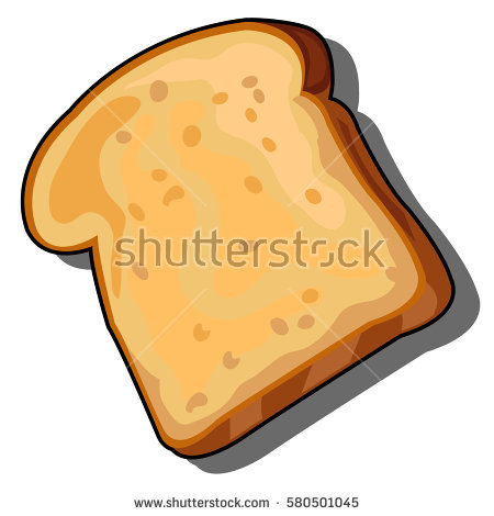 450x470 Toast Clipart Vector