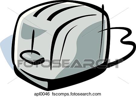 450x322 Stock Illustration Of Drawing Of A Toaster Apl0046