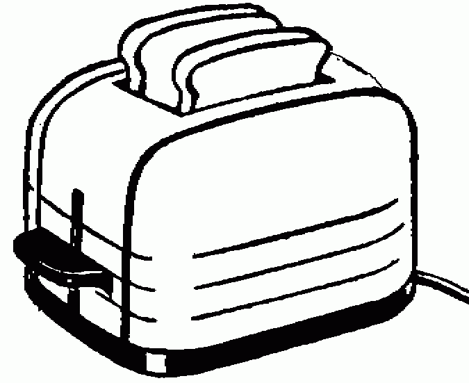 675x551 Toast Clipart Black And White