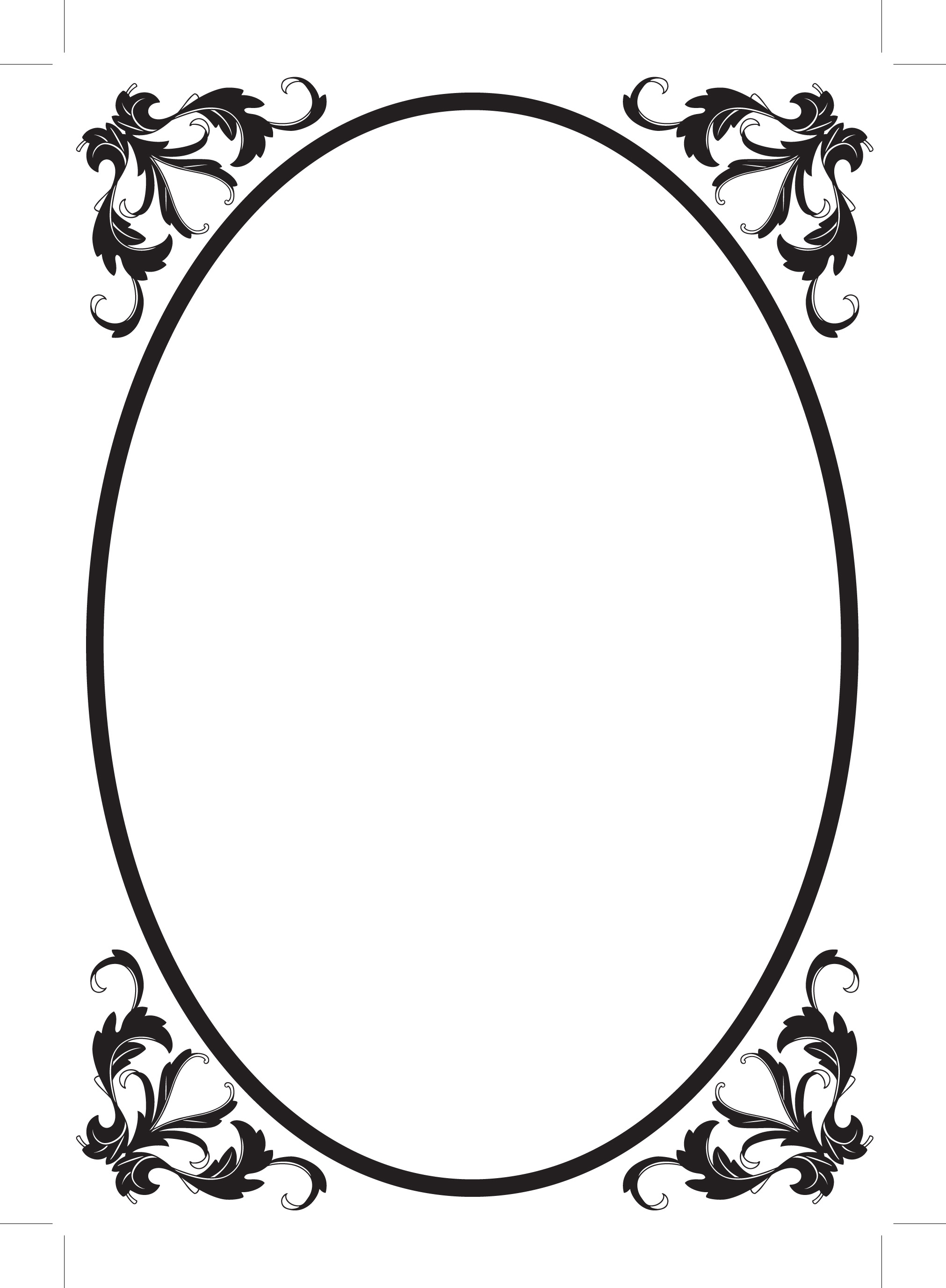 2023x2755 Filigree Clipart