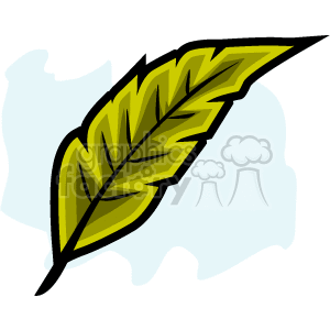 300x300 Royalty Free Tobacco Leaf 153646 Vector Clip Art Image