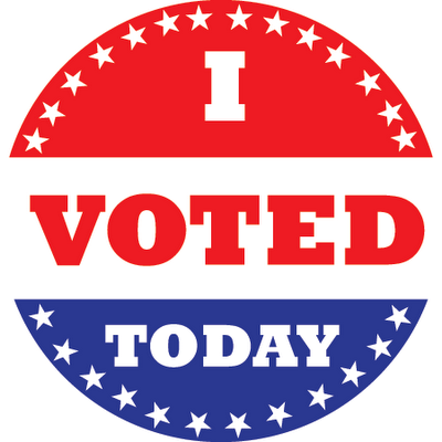 400x400 I Voted Today Clip Art