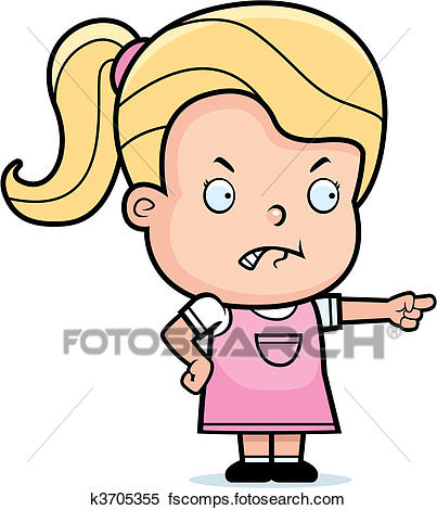 403x470 Clipart Of Angry Toddler K3705355