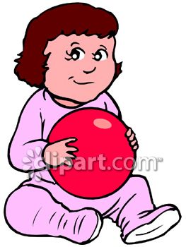 263x350 Toddler Girl Holding A Ball