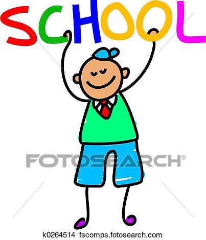 403x470 Drawings Of School Kid K0264514