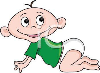 350x256 Image Of Toddler Boy Smilingnd Crawling On The Floor In